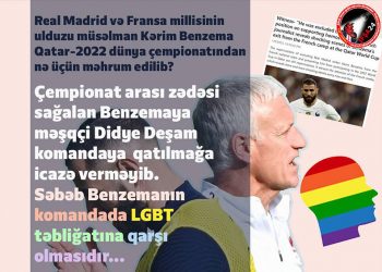 Benzema LGBT-yə dəstək olmadı və…