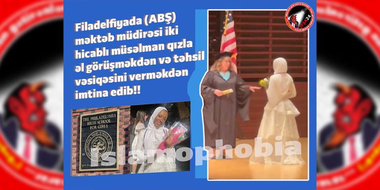 Amerikada təhsil işçisindən hicablı qıza qarşı kobudluq!