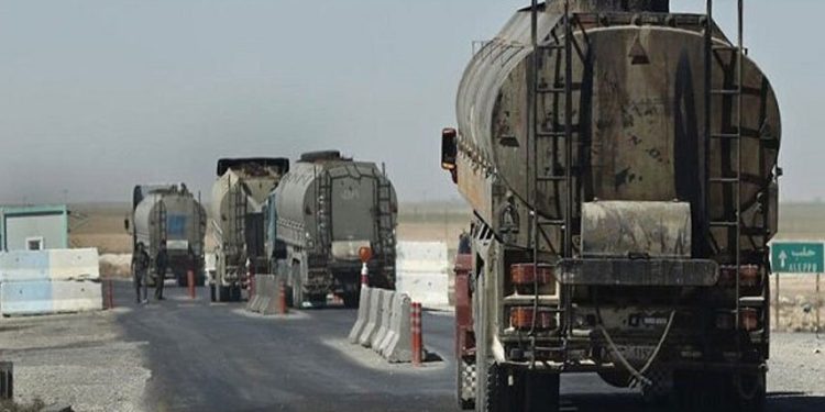 60 ABŞ tankerindən ibarət karvanla Suriya neftinin yenidən oğurlanması