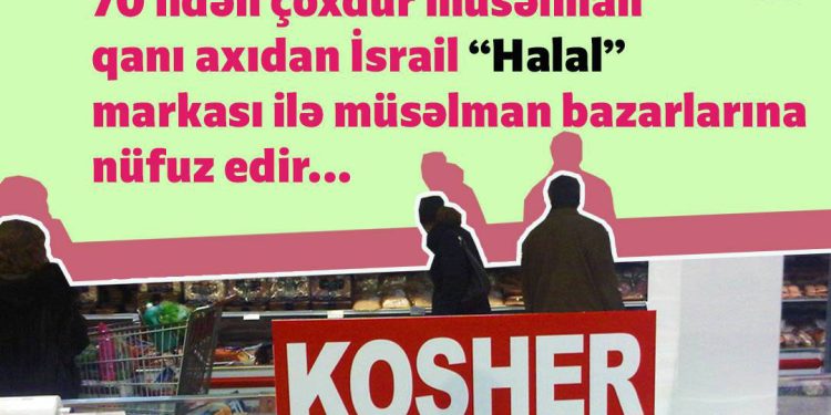 İsrail “Halal” yalanı ilə müsəlman bazarlarına nüfuz edir…