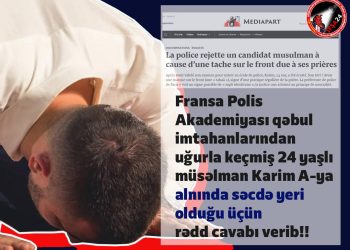 Fransadan müsəlman müəllimə qarşı iyrənc ayrıseçkilik!