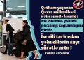 Qəzza qətliamı başlayandan İsraildə insanlar psixoloji problem yaşayır!