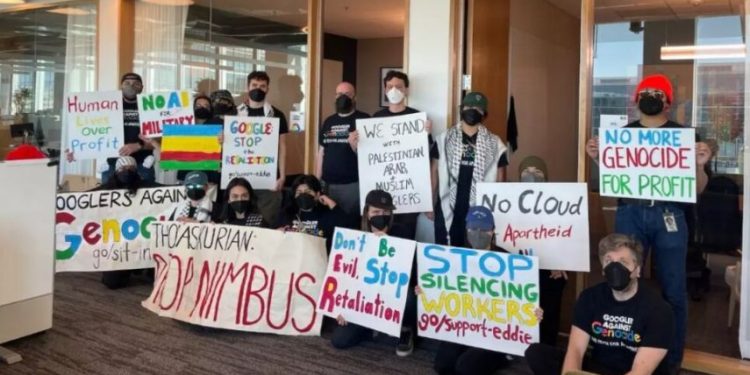 “Google” bir sıra işçisini İsraillə əməkdaşlığa etiraz etdikləri üçün işdən çıxarıb