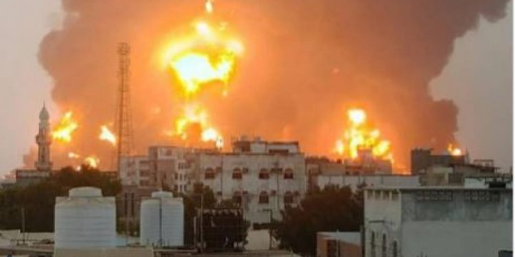 ABŞ-Britaniya koalisiyası Hudeydəyə hücum edib