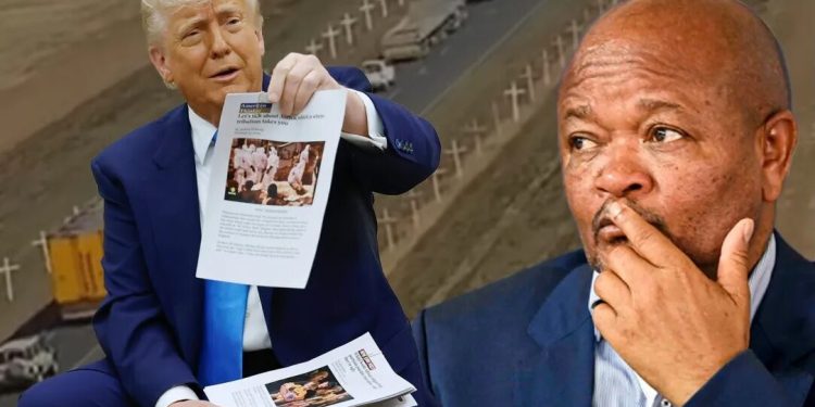 Cənubi Afrika polisinin rəhbəri Trampın ağdərililəri öldürməklə bağlı yalanlarını ifşa edib