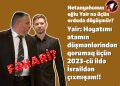 Netanyahunun oğlu Amerikada!