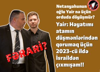 Netanyahunun oğlu Amerikada!
